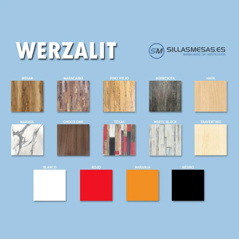 Tablero Werzalit Choco Oak: varias medidas disponibles