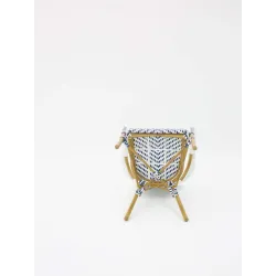 Sillón hosteleria estilo PARISINO , color azul y blanco