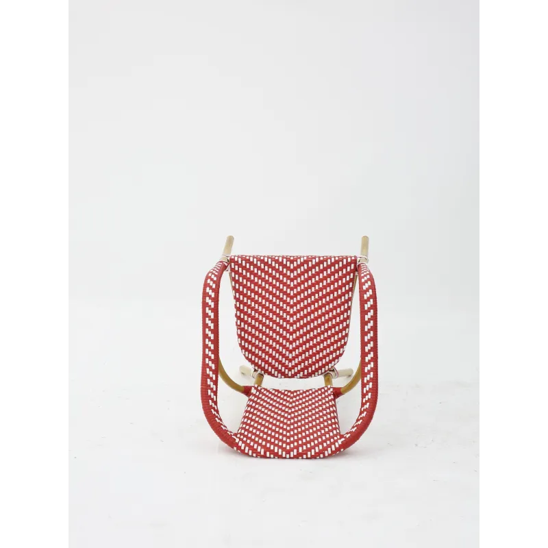 Sillón hosteleria estilo PARISINO , color rojo y blanco
