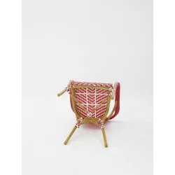 Sillón hosteleria estilo PARISINO , color rojo y blanco