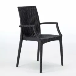 Conjunto 4 SILLONES HUGO y 1 Mesa MIAMI EXTERIOR