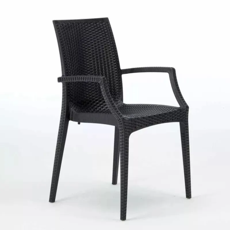 Conjunto 4 SILLONES HUGO y 1 Mesa MIAMI EXTERIOR