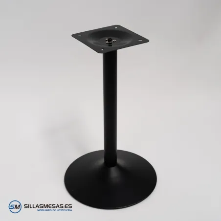Armazón mesa F negro 45 cm de diámetro para uso interior