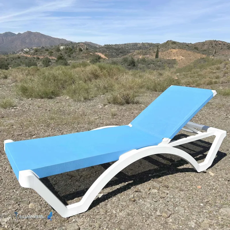 Pack de 20 Tumbonas MYKONOS AZUL