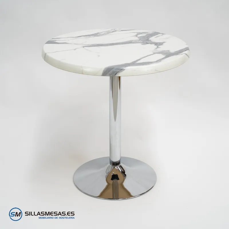 Mesa F WHITE-Mesa de Hosteleria-Mesa Para Bar-Mesa para interior