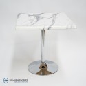 Silla TOLIX metalizada con asiento de madera