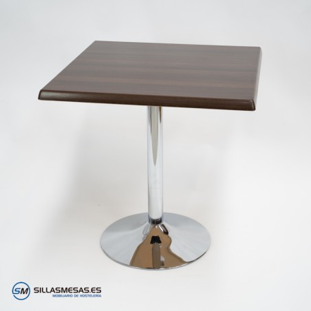 Silla TOLIX metalizada con asiento de madera