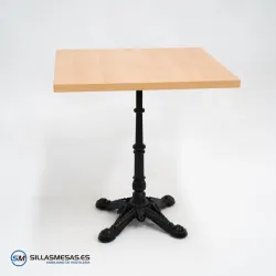 Mesa PARISINA-4 , mesas para hosteleria de hierro fundido.