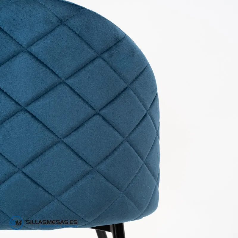 Silla VELVET AZUL