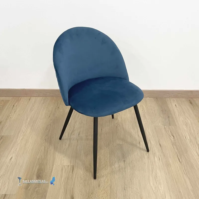 Silla VELVET AZUL