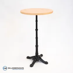 Mesa alta PARISINA-4, ideal para hosteleria. Mobiliario de bar.