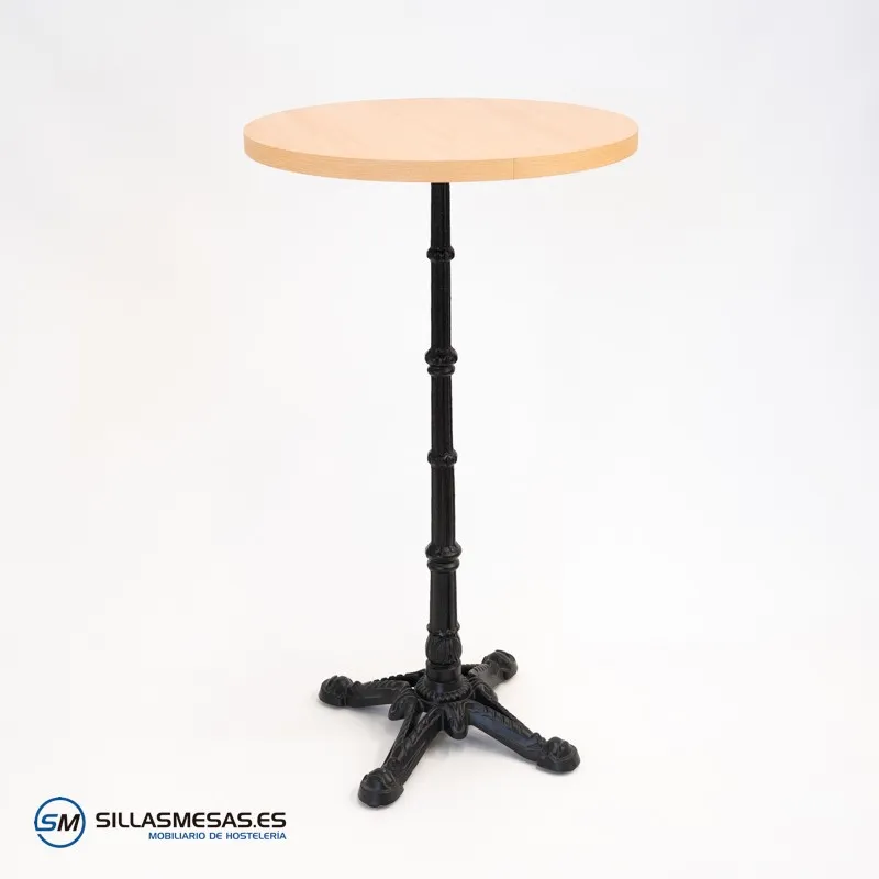 Mesa alta PARISINA-4, ideal para hosteleria. Mobiliario de bar.