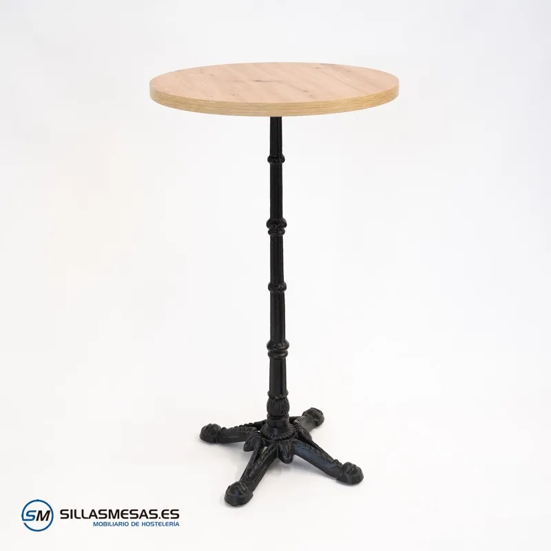 Mesa alta PARISINA-4, ideal para hosteleria. Mobiliario de bar.