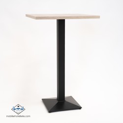 Mesa alta NOEL DOBLE INOX BASE 75X40