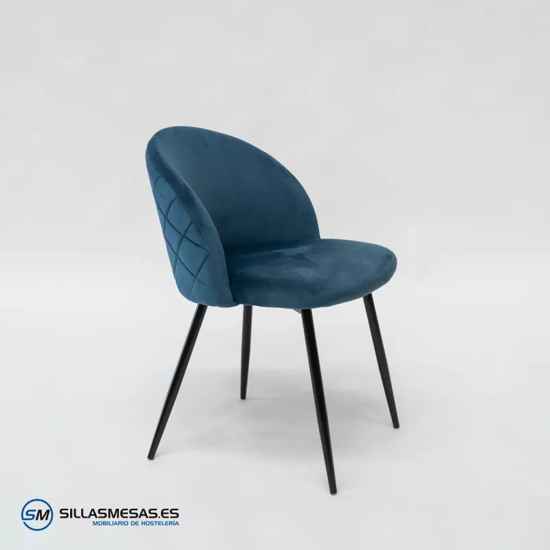 Silla VELVET AZUL