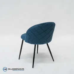 Silla VELVET AZUL