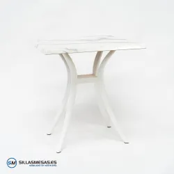 Mesa VENUS EXTERIOR pie blanco