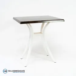 Mesa VENUS EXTERIOR pie blanco