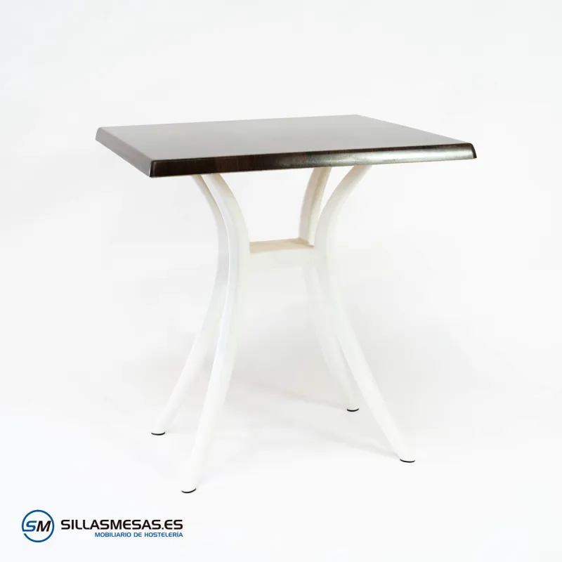 Mesa VENUS EXTERIOR pie blanco