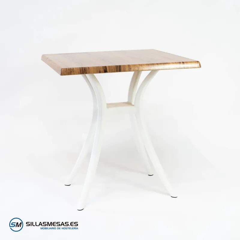 Mesa VENUS EXTERIOR pie blanco