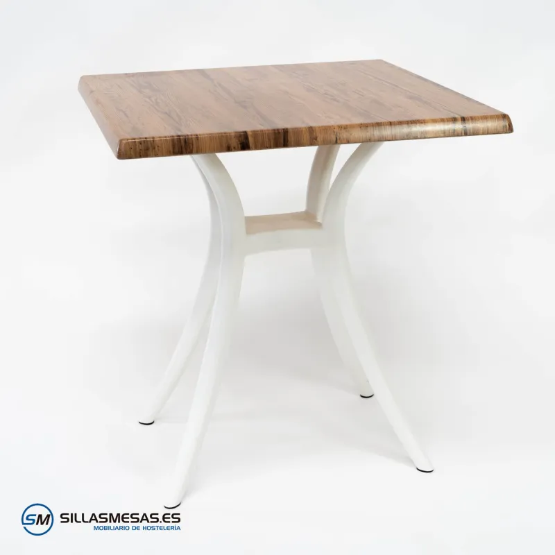 Mesa VENUS EXTERIOR pie blanco