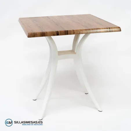Mesa VENUS EXTERIOR pie blanco