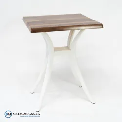 Mesa VENUS EXTERIOR pie blanco