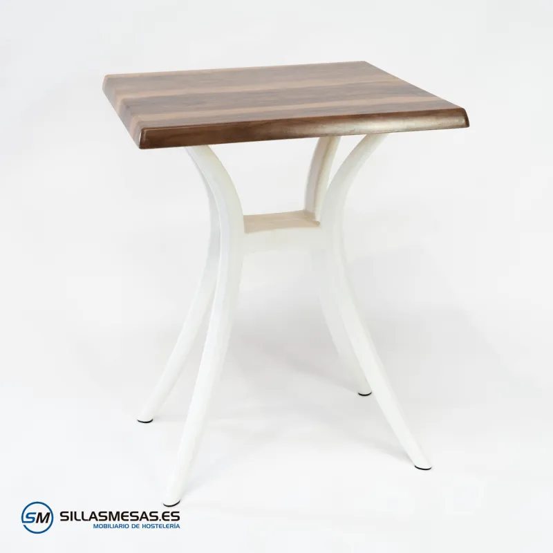 Mesa VENUS EXTERIOR pie blanco