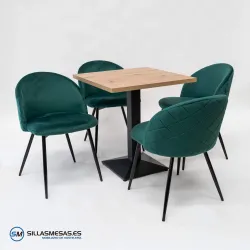 Silla VELVET VERDE