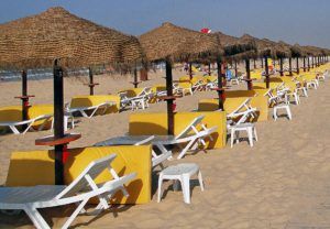 Tumbonas de playa