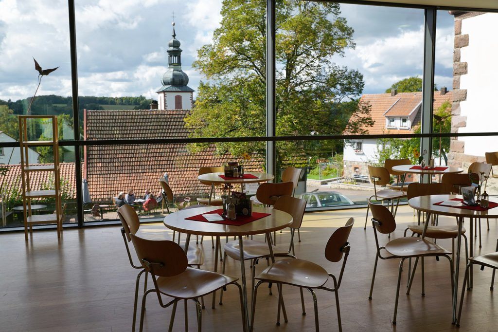 Cafetería de estilo nórdico