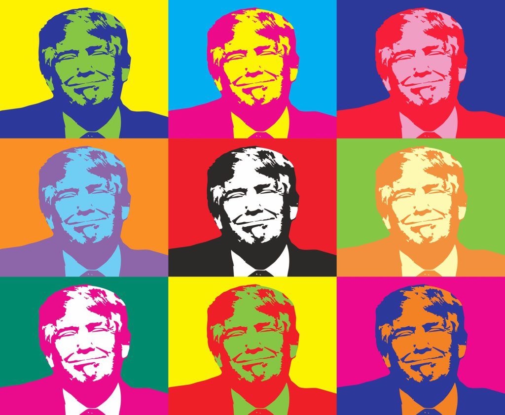 Trump para bares con estilo pop