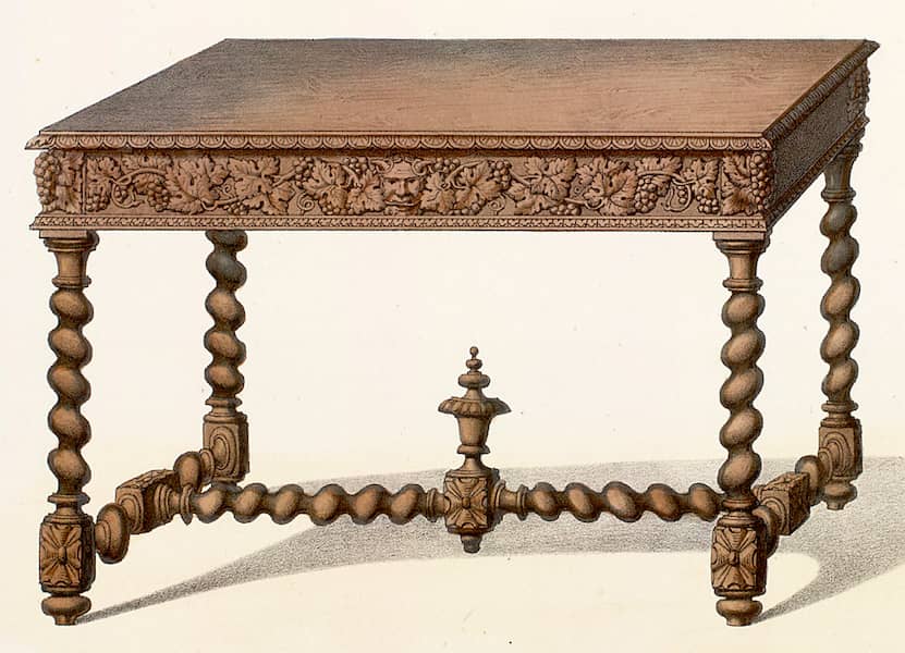 Mobiliario estilo barroco modelo Masa época Luix XIII