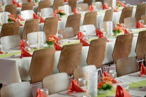 ejemplo de decoración de mesas de boda