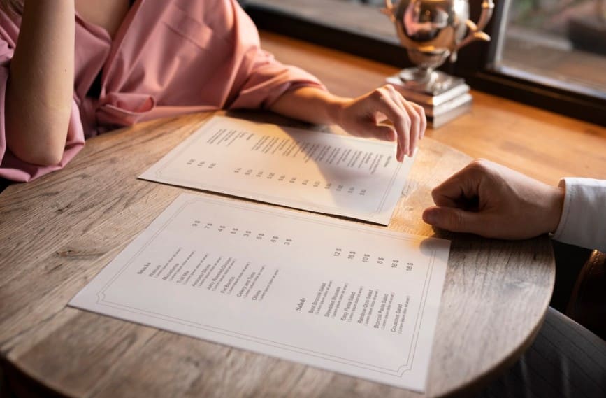 carta restaurante