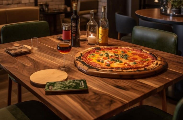 pizzeria sillas mesas