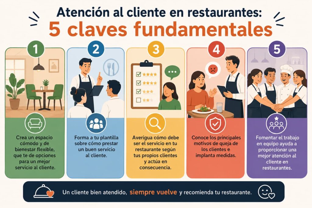 atencion cliente restaurante consejos